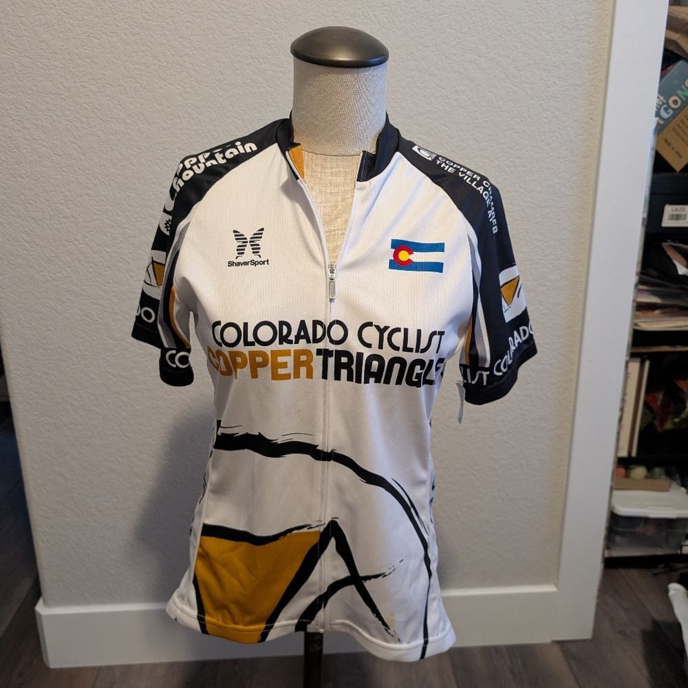 NWT M ShaveSport  Colorado Cyclist Upper Triangle Cycling Jersey